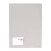 Teczki i skoroszyty - Album ofertowy Strigo A4 30 koszulek jasnoszary - miniaturka - grafika 1