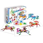 Zabawki kreatywne - Zestaw do malowania Aquarellum Junior - Konie, SentoSphere - miniaturka - grafika 1