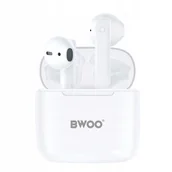 Słuchawki - BWOO TWS BW94-WH Biały - miniaturka - grafika 1