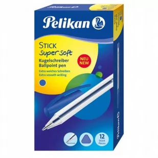 Długopis stick super soft pelikan niebieski - zestaw 50 sztuk - Długopisy - miniaturka - grafika 1