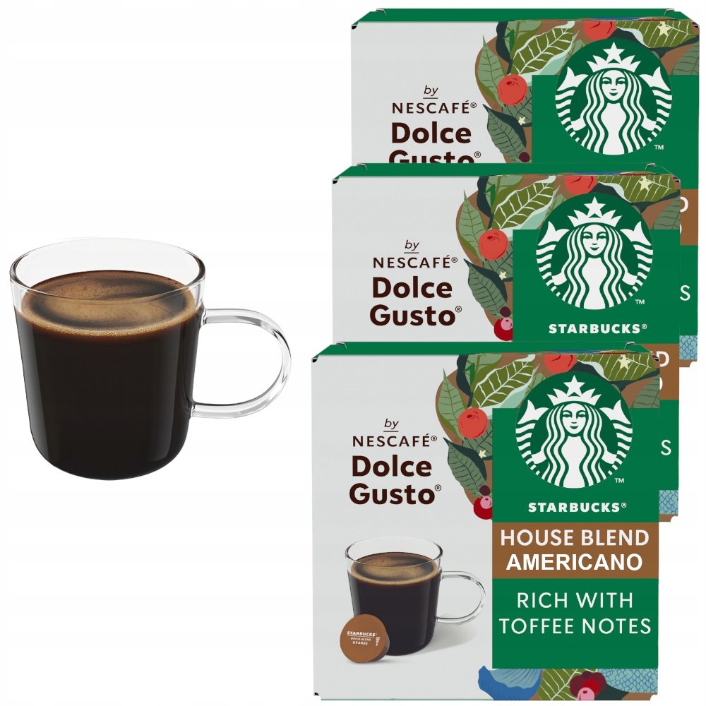 Kapsułki Dolce Gusto Starbucks House Blend Americano 12szt