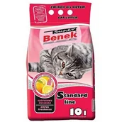 Żwirek dla kotów - Benek Super Cytrusowa Świeżość (różowy) 10L 14928 - miniaturka - grafika 1