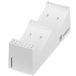 Snakebyte Snakebyte Podwójna ładowarka Twin Charge: SX do kontrolerów Xbox Series X Biała KSLSNKKAC0017 - Kontrolery - miniaturka - grafika 1