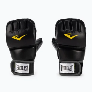 Rękawice grapplingowe z kciukiem męskie Everlast MMA Gloves czarne EV7562 - Rękawice bokserskie - miniaturka - grafika 1