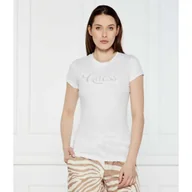 Koszulki i topy damskie - GUESS T-shirt Slim Fit - miniaturka - grafika 1
