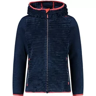Kurtki i płaszcze dla dziewczynek - CMP - Kid G Jacket Fix Hood, Girl, Blue Ink, 98 - miniaturka - grafika 1