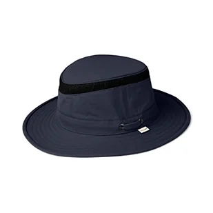 Tilley Unisex's Ltm5 Airflo średni rondo czapka przeciwsłoneczna z recyklingu, granatowa, 7,875 - Czapki damskie - miniaturka - grafika 1