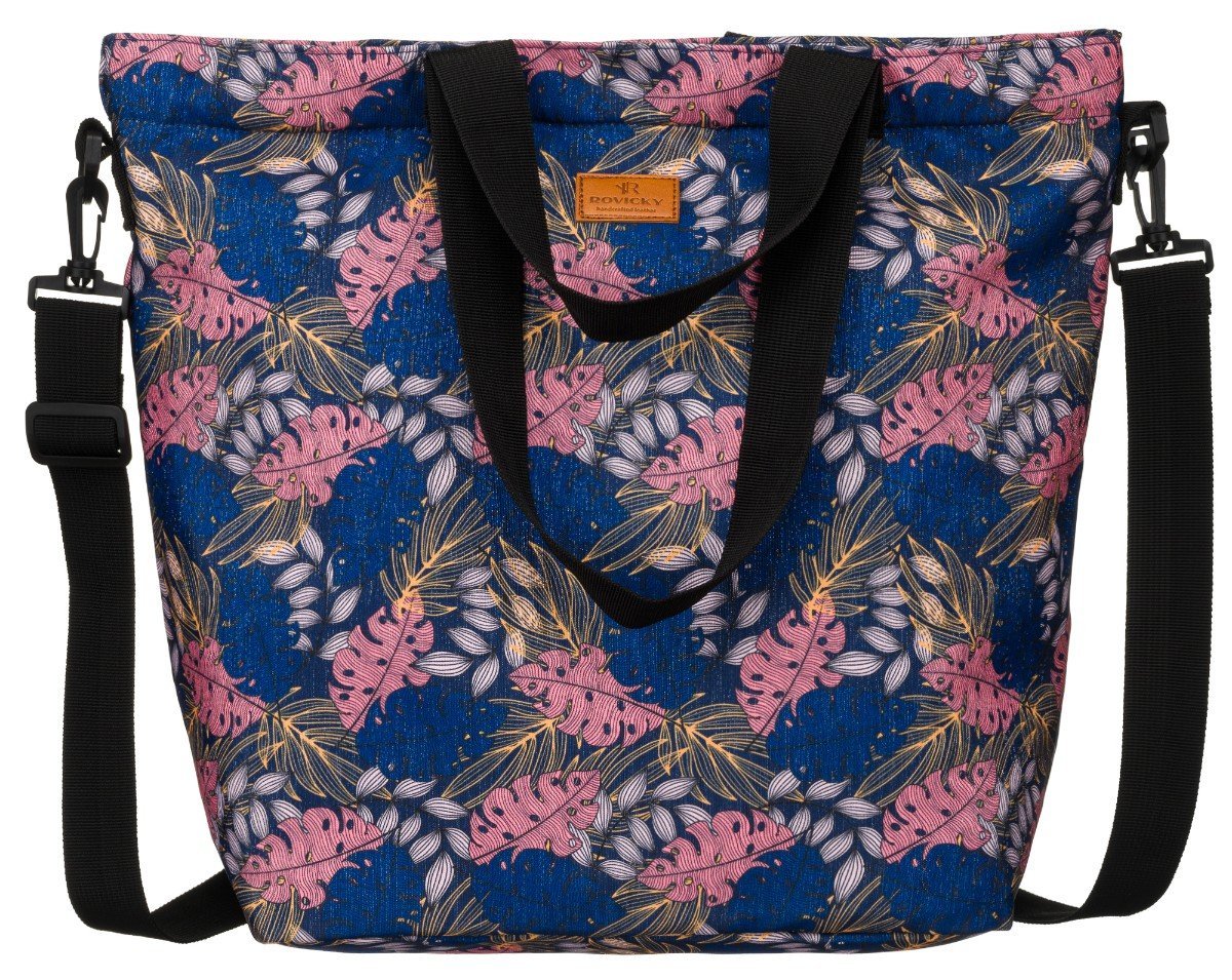 Torebka damska z szerokim paskiem i uchwytami ROVICKY