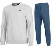 Dresy męskie - 4F MÄSKI DRES BAWEĹNA KOMPLET BLUZA SPODNIE / rozm M - miniaturka - grafika 1