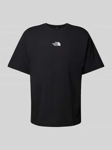 T-shirt z nadrukiem z logo - Koszulki męskie - miniaturka - grafika 1