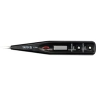 Multimetry - Yato Wskaźnik napięcia z diodą 12-250V LCD YT-2862 - miniaturka - grafika 1