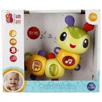 BAM BAM Muzyczna gąsienica 481795 - Zabawki interaktywne dla dzieci - miniaturka - grafika 1