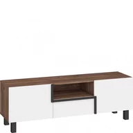 Szafki RTV - Szafka RTV 2D1S LAR-09 Lars MebloCross Dąb Artisan / Biały Mat - miniaturka - grafika 1