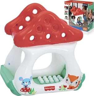 Bestway Dmuchany basenik z kulkami GRZYBEK MUCHOMOREK Fisher Price 93570 - Zabawki i gry sportowe - miniaturka - grafika 1