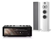 Zestawy stereo - Rose RS520 (czarny) + 704 S3 (biały) - miniaturka - grafika 1