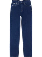 Spodenki damskie - Calvin Klein Dżinsy - Mom fit - w kolorze granatowym - miniaturka - grafika 1