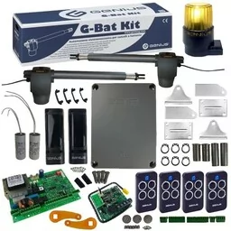 Genius Zestaw G-BAT 400 + Lampa GUARD + 4 Piloty - Zestawy do bram - miniaturka - grafika 1