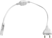 Pozostałe oświetlenie - ART Wtyczka z przew.50cm do paska LED230V,do 50m+uszcz+łącz+zaś+5 uchw L4202020 - miniaturka - grafika 1