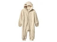 Kombinezony dla dzieci - lupilu Kombinezon niemowlęcy z polaru (Beżowy, 86/92) - lupilu® - miniaturka - grafika 1