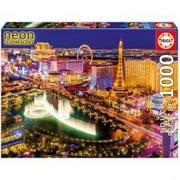 Puzzle - Educa 1000 ELEMENTÓW Neon Las Vegas 482781 - miniaturka - grafika 1