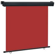 Markizy - vidaXL Markiza boczna na balkon, 170 x 250 cm, czerwona vidaXL - miniaturka - grafika 1