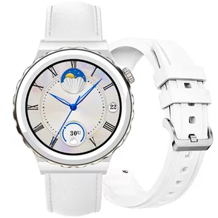 Rubicon RNCE92 Biało-srebrny - Smartwatch - miniaturka - grafika 1