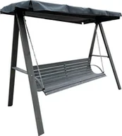 Huśtawki - Elior Huśtawka ogrodowa drewniana Magis 4X szara - 180 cm - miniaturka - grafika 1