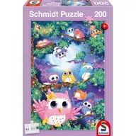 Puzzle - Schmidt Spiele Puzzle 200 el. W lesie pełnym sów 105570 - miniaturka - grafika 1