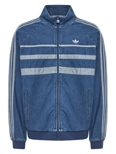 adidas Bluza adicolor First Blue Denim JX6457 Niebieski Regular Fit - Bluzy męskie - miniaturka - grafika 1