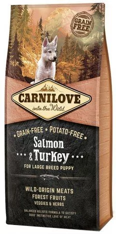 Carnilove Salmon&Turkey Large Breed Puppy 1,5 kg