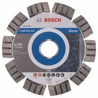Tarcze do pił - Bosch Diamentowa tarcza tnąca Best do kamienia 125 x 22 23 x 2 2 x 12 mm 2608602642 Średnica 125 mm Średnica wewnętrzna 22.23 mm 1 szt - miniaturka - grafika 1