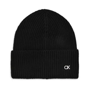 Calvin Klein Wełniana czapka z dodatkiem kaszmiru - Czapki damskie - miniaturka - grafika 1