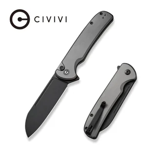 Nóż składany Civivi Chevalier II Gray Aluminium, Black Stonewashed 14C28N (C20022B-3) - Noże - miniaturka - grafika 1