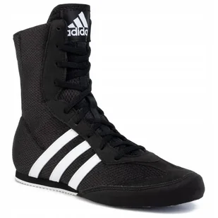 Buty bokserskie Adidas Box Hog 2.0 FX0561 Unisex Czarne 41 1/3 - Buty sportowe męskie - miniaturka - grafika 1