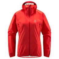 Kurtki damskie - Damska kurtka Haglöfs L.I.M Proof Poppy Red XL - miniaturka - grafika 1