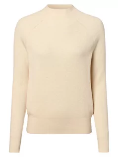 Swetry damskie - Calvin Klein - Sweter damski, beżowy - grafika 1