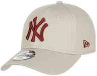 Czapki i chusty sportowe męskie - 9Forty MLB Properties Yankees Cap by New Era, biały, Child (50-53 cm) - miniaturka - grafika 1