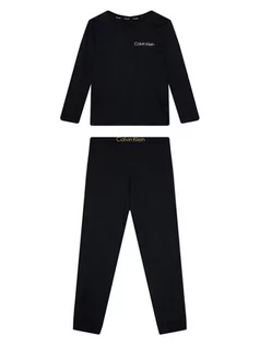 Piżamy dla dziewczynek - Calvin Klein Underwear Piżama B70B700280 Czarny - grafika 1