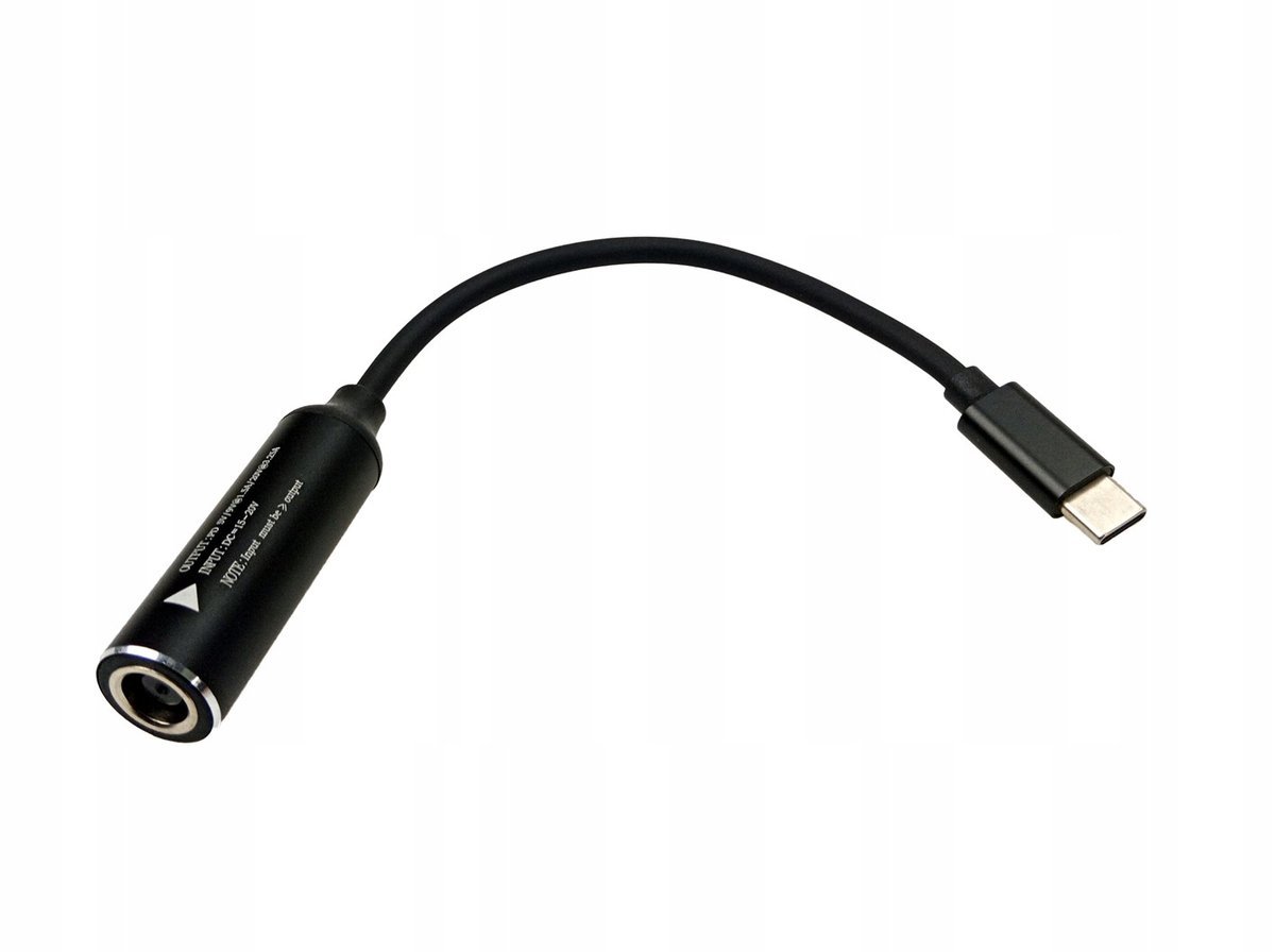 Adapter USB-C PD do zasilaczy HP/Dell 7.4x5,0mm 65W