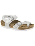Sandały damskie - Birkenstock Sandały "Taormina" w kolorze białym - miniaturka - grafika 1