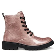 Buty dla dziewczynek - Botki Geox J Casey J9420G 000KC C8014 D Różowy - miniaturka - grafika 1