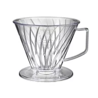 Zaparzacze i kawiarki - Hario Dripper Plastikowy PEGASUS 03 Przeźroczysty - miniaturka - grafika 1