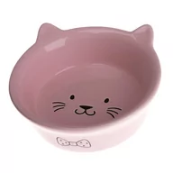 Miski dla psów - Różowa ceramiczna miska dla kota Dakls, ø 14 cm - miniaturka - grafika 1