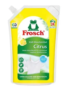 Frosch żel do prania białych aromat cytrynowy 20-95st. niemiecki 24pr 1,8l - Środki do prania - miniaturka - grafika 1