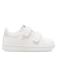 Buty dla dziewczynek - Sneakersy Beverly Hills Polo Club V12-761(III)DZ Biały - miniaturka - grafika 1