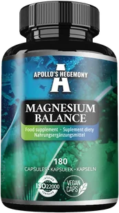 APOLLO'S HEGEMONY MAGNESIUM BALANCE 4 FORMY MAGNEZU 180 KAPSUŁEK - Witaminy i minerały - miniaturka - grafika 1