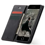 Etui i futerały do telefonów - Spacecase Etui Wallet iPhone 6/6s black - miniaturka - grafika 1