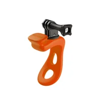 Akcesoria do kamer sportowych - TELESIN TLQ-001 Regulowane mocowanie paska na nadgarstek, elastyczny pasek na nadgarstek do kamery sportowej, materiał silikonowy, obracany o 360′, kompatybilny z GoPro 12/11/10/9/8/7 Action2/3 Insta360 Pocket 2 - miniaturka - grafika 1