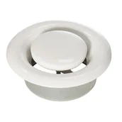 Rury i kanały wentylacyjne - Darco Anemostat wywiewny 100 mm z ramką biały - miniaturka - grafika 1