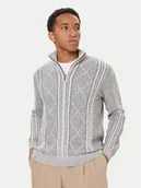 Swetry męskie - Guess Sweter M5BR44 Z2ZK2 Szary Regular Fit - miniaturka - grafika 1